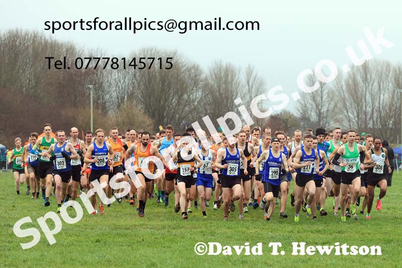 Senior mens 2023 North Eastern Cross Country Champs., Temple Park, South Shields. Photo: David T. Hewitson/Sports for All Pics